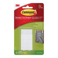 Command Picture Hanging Strips 17212ES Easel Back, Pack of 2 Sets